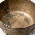 Antique singing bowl - detail shot