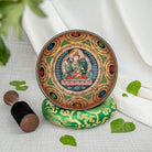 Indvendigt billede af Manjushri Thangka Design syngeskål