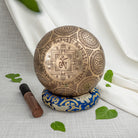 Nederste del af grøn tara thangka design syngeskål