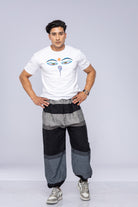 Man wearing Stack Harem Pants