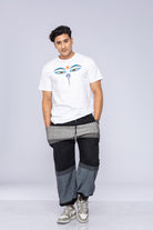 Man wearing Stack Harem Pants