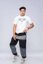 Man wearing Stack Harem Pants