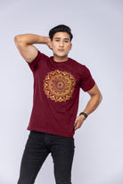 Red mandala t-shirt 